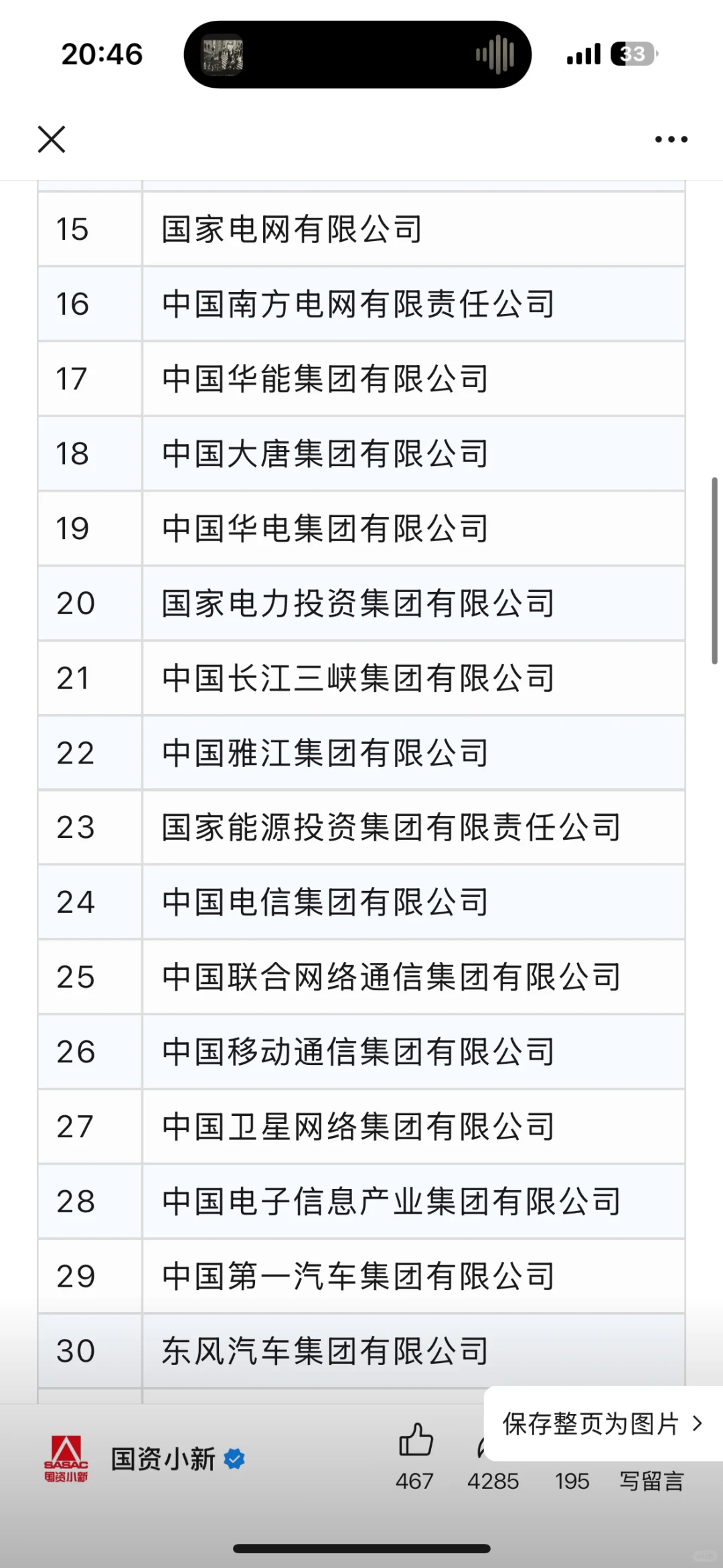 副部级央企?中国雅江集团（附央企名单）