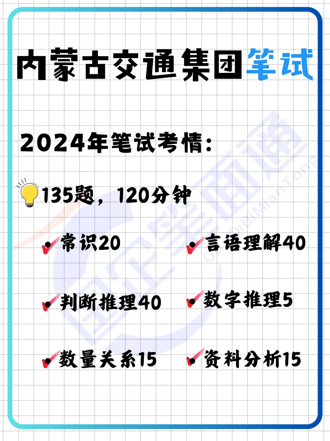 内蒙古交通集团招聘(附2024年笔试考情)