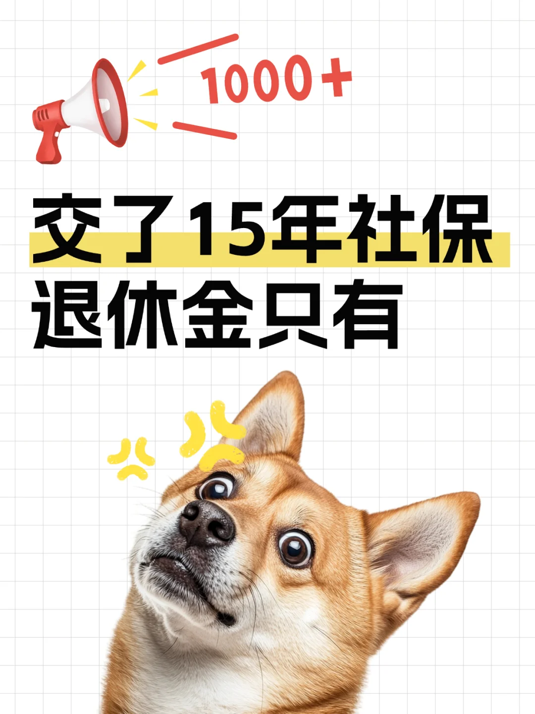 交了15年社保，退休金只有1000+