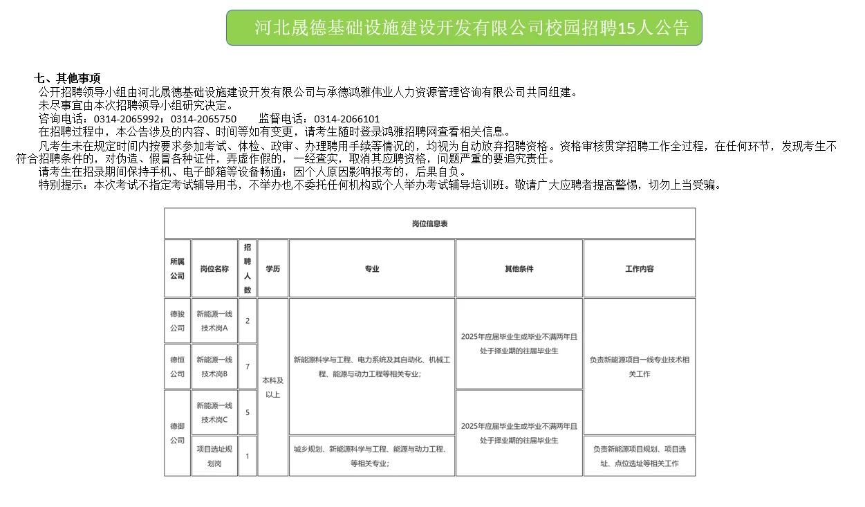 河北交投集团全资子公司招聘公告