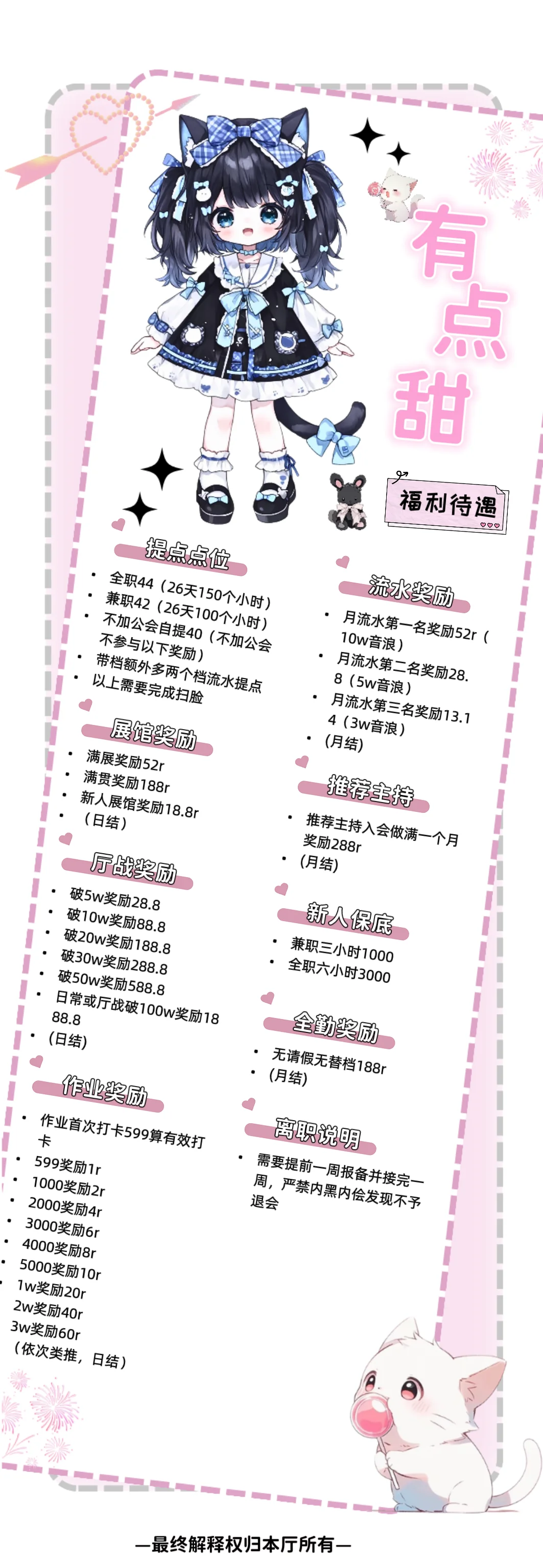 新厅/女厅 缺人啦～