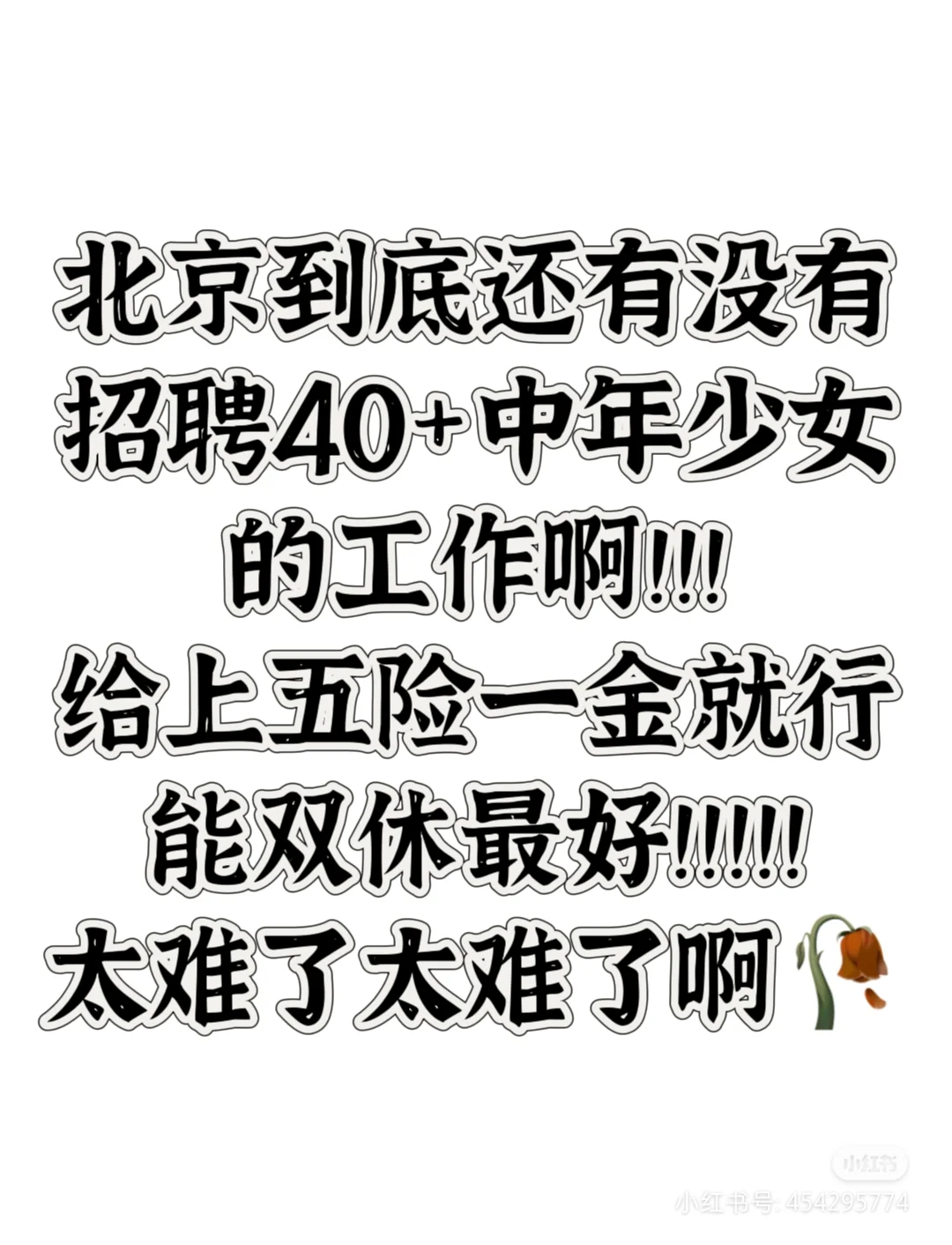 40+中年少女找工作太愁人了?