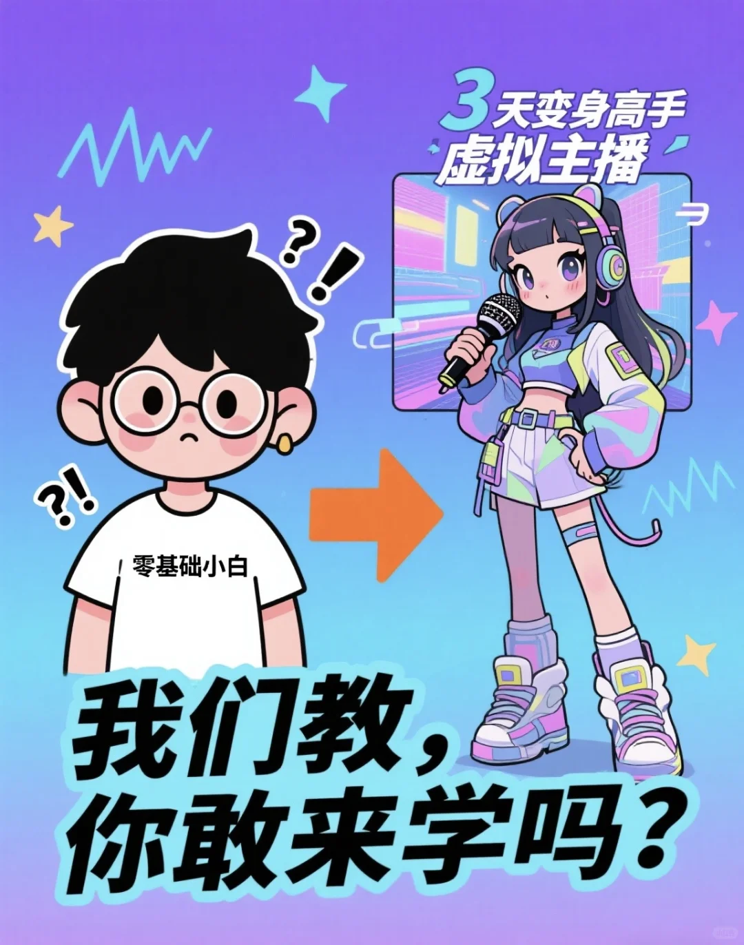 零经验也能当虚拟主播!