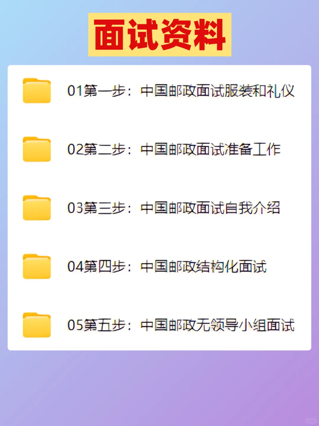 中国邮政四川分公司招聘，脑袋空空的看过来