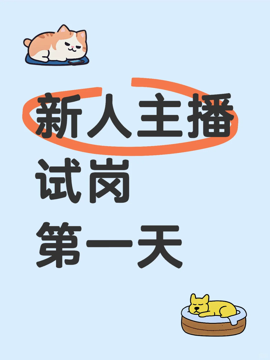 新人主播试岗第一天