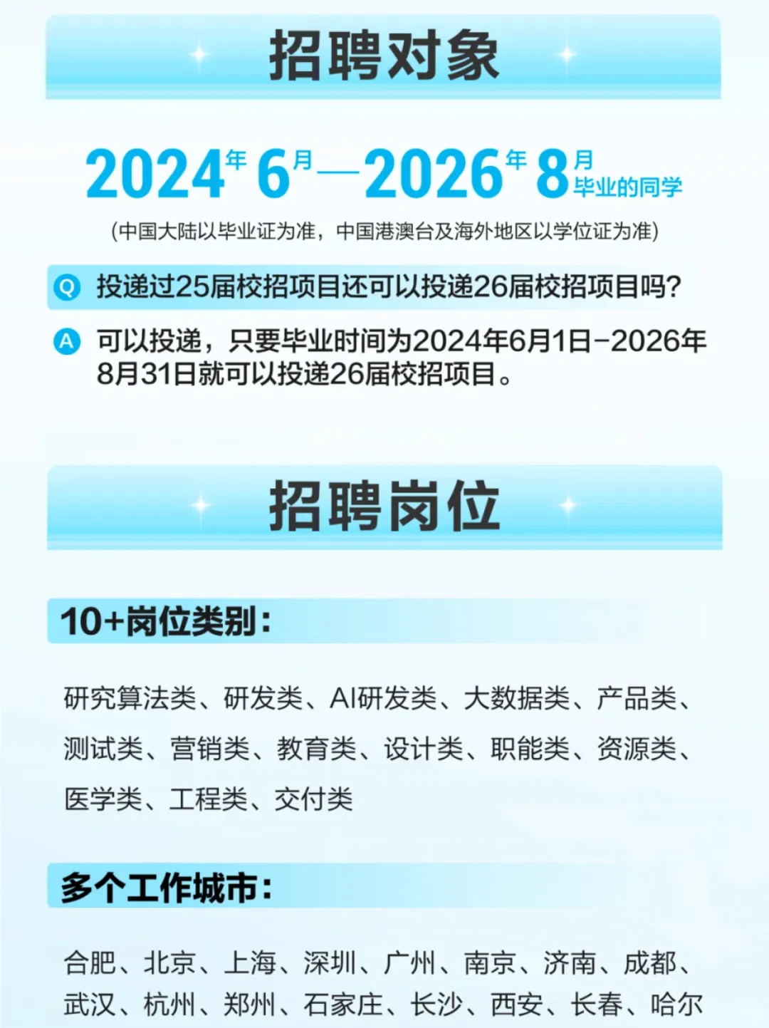 往届可投递！今年秋招岗位超多