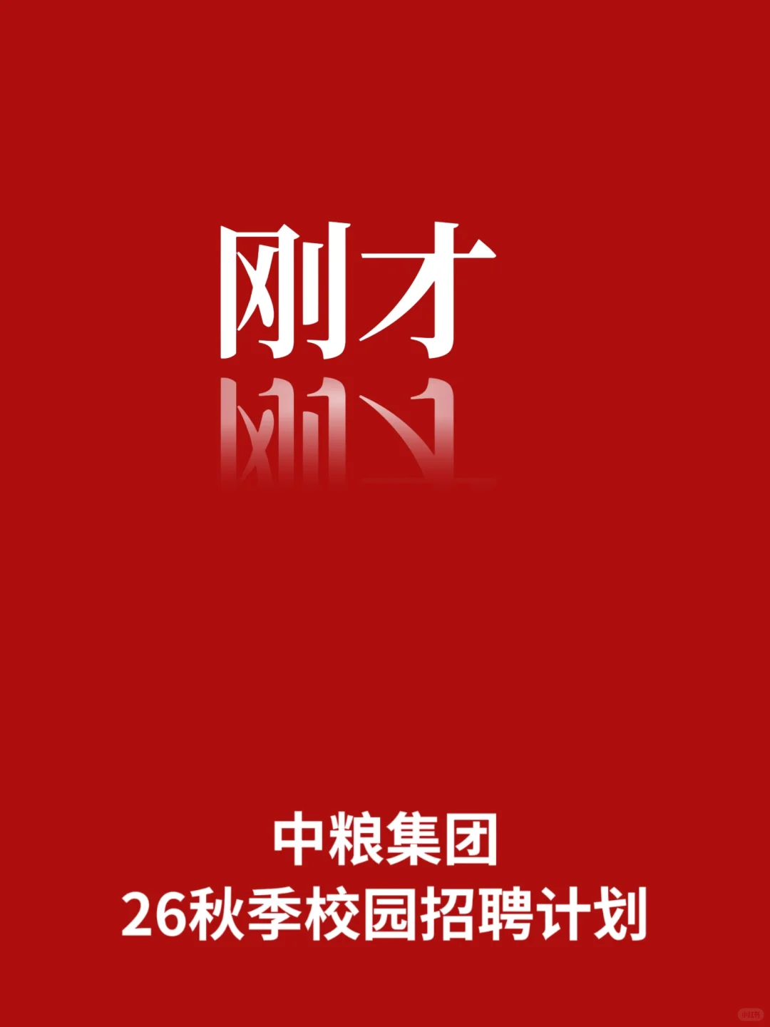 中粮集团25年下半年秋招公告