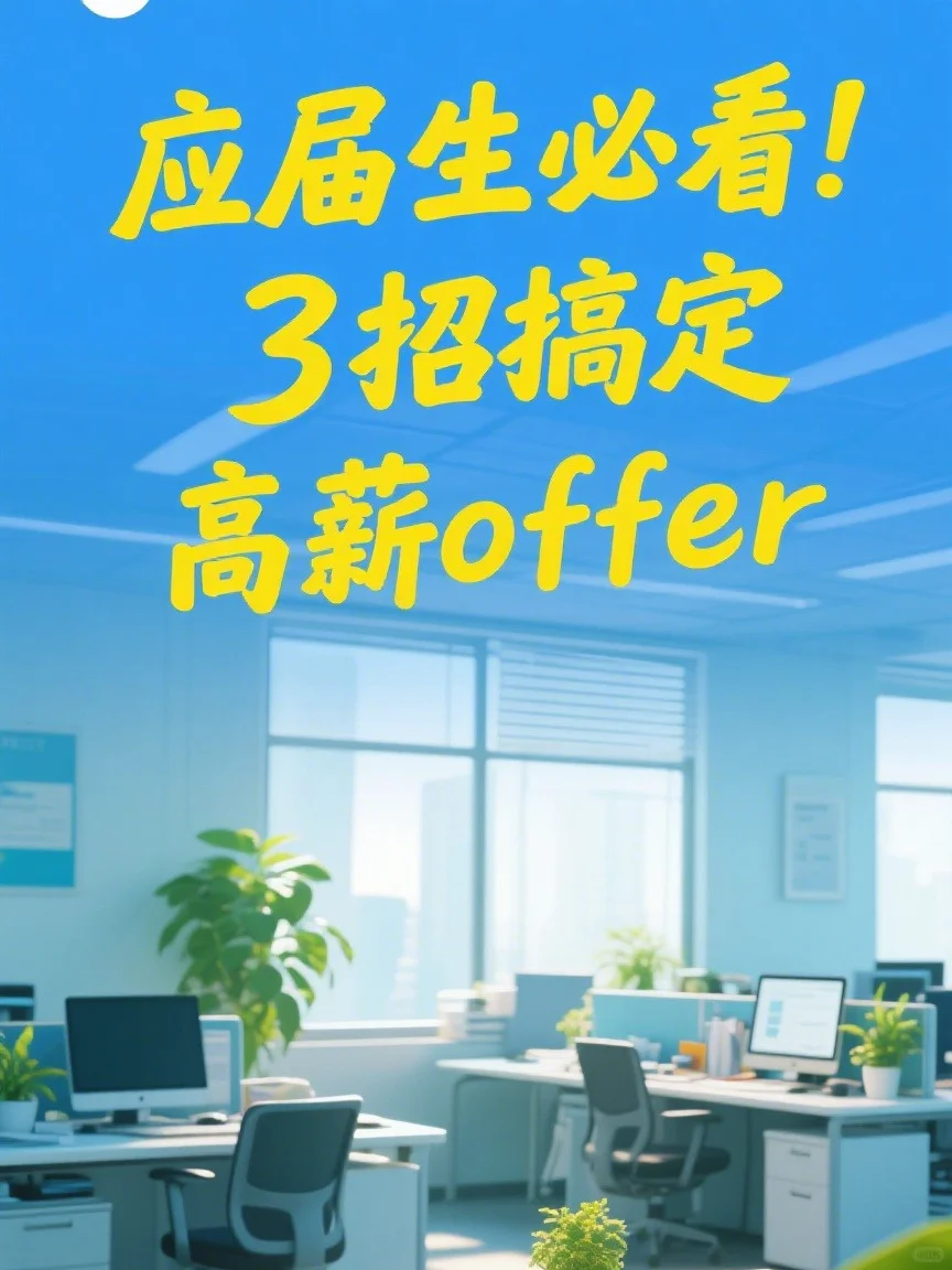 ? 开挂攻略|3步斩获30w+offer真的香!