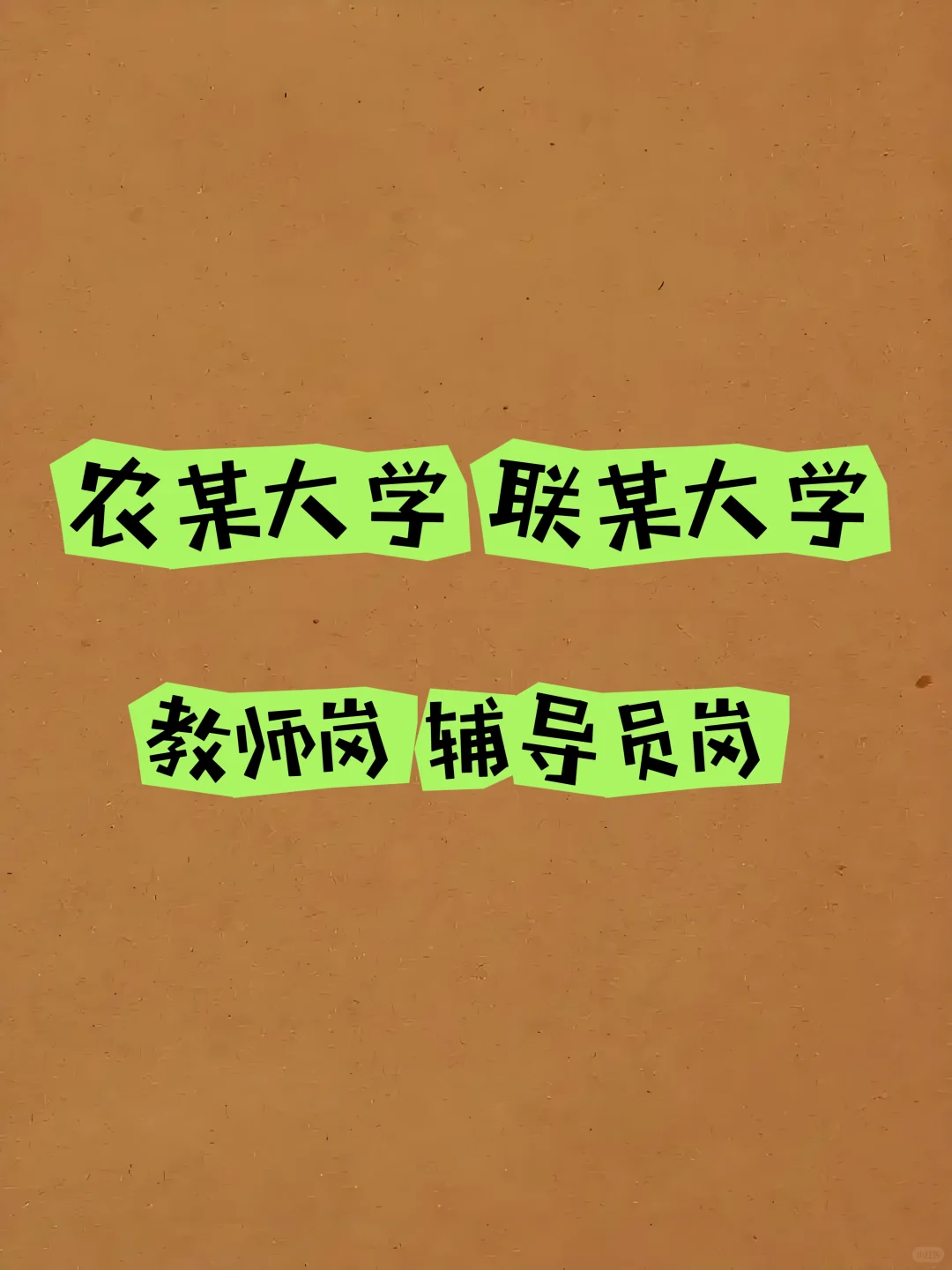 公办大学 直签