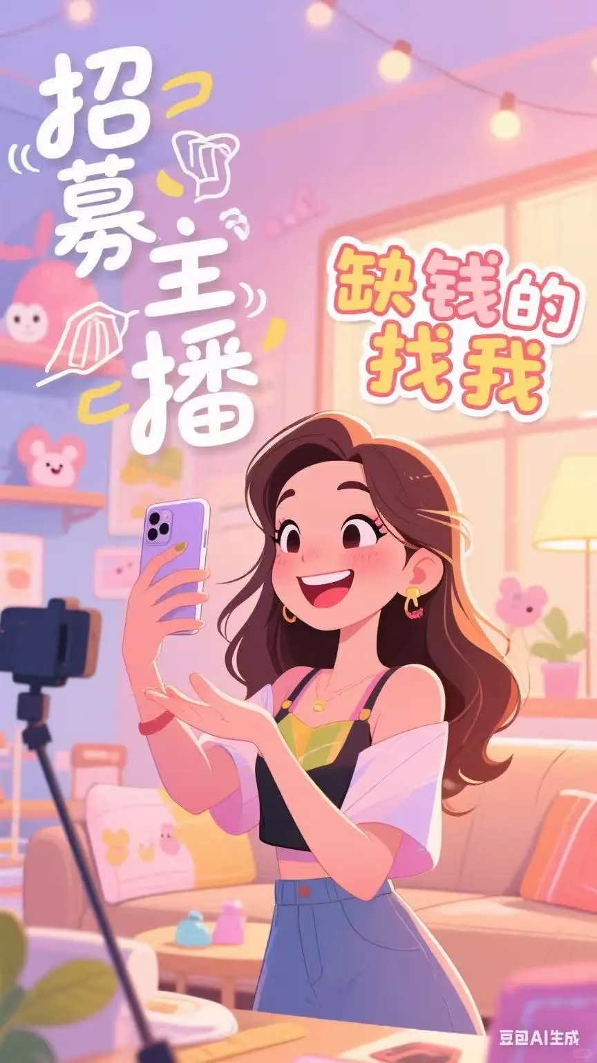 传媒公司招主播!!急招主播!!