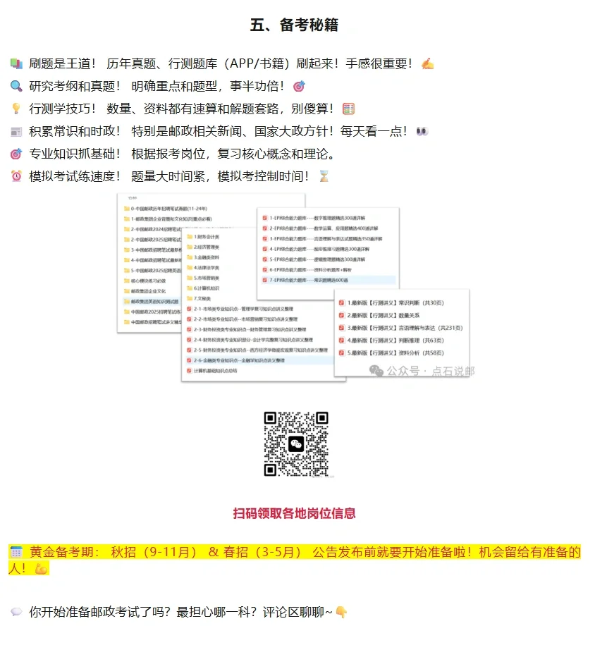 邮政集团招聘开始啦