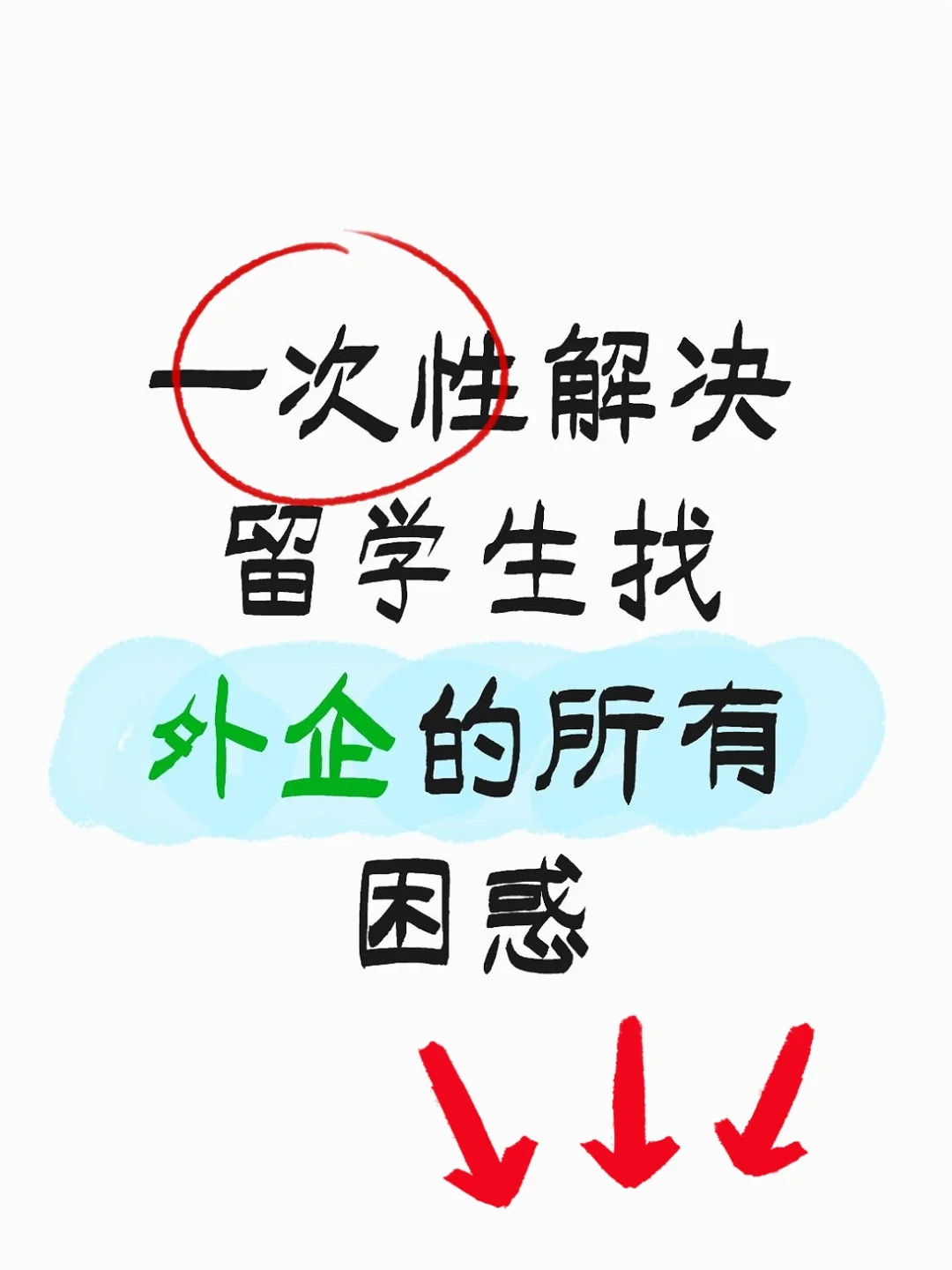一次性解决留学生找外企的所有困惑
