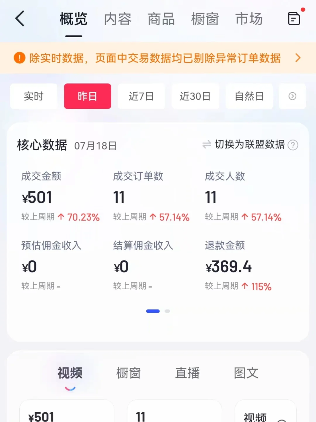 救命!超激动!我的橱窗带货赚了500!