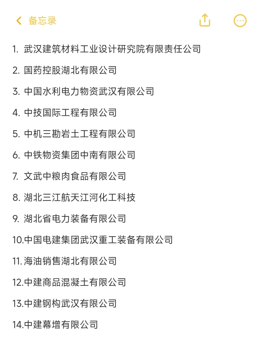 武汉–顶级央国企