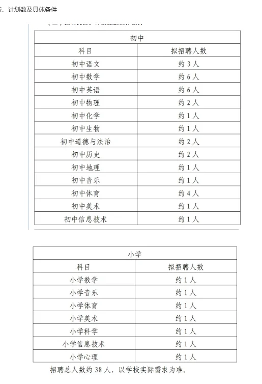 2025年长沙市一中金山桥学校招聘38人!