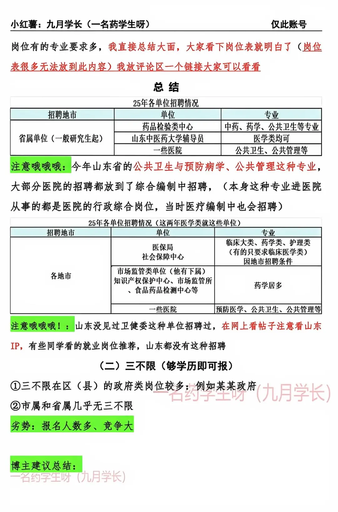 医学生如何备考山东事业编