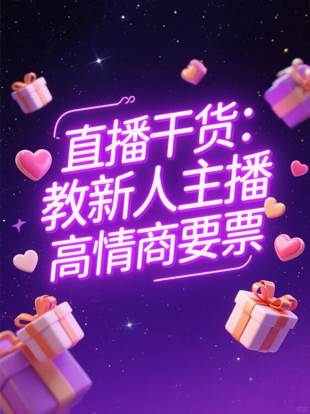做直播，教新人主播高情商要票