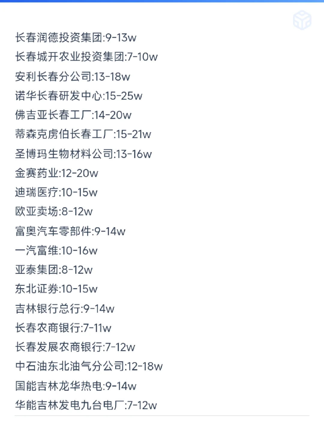 顶级单位——长春