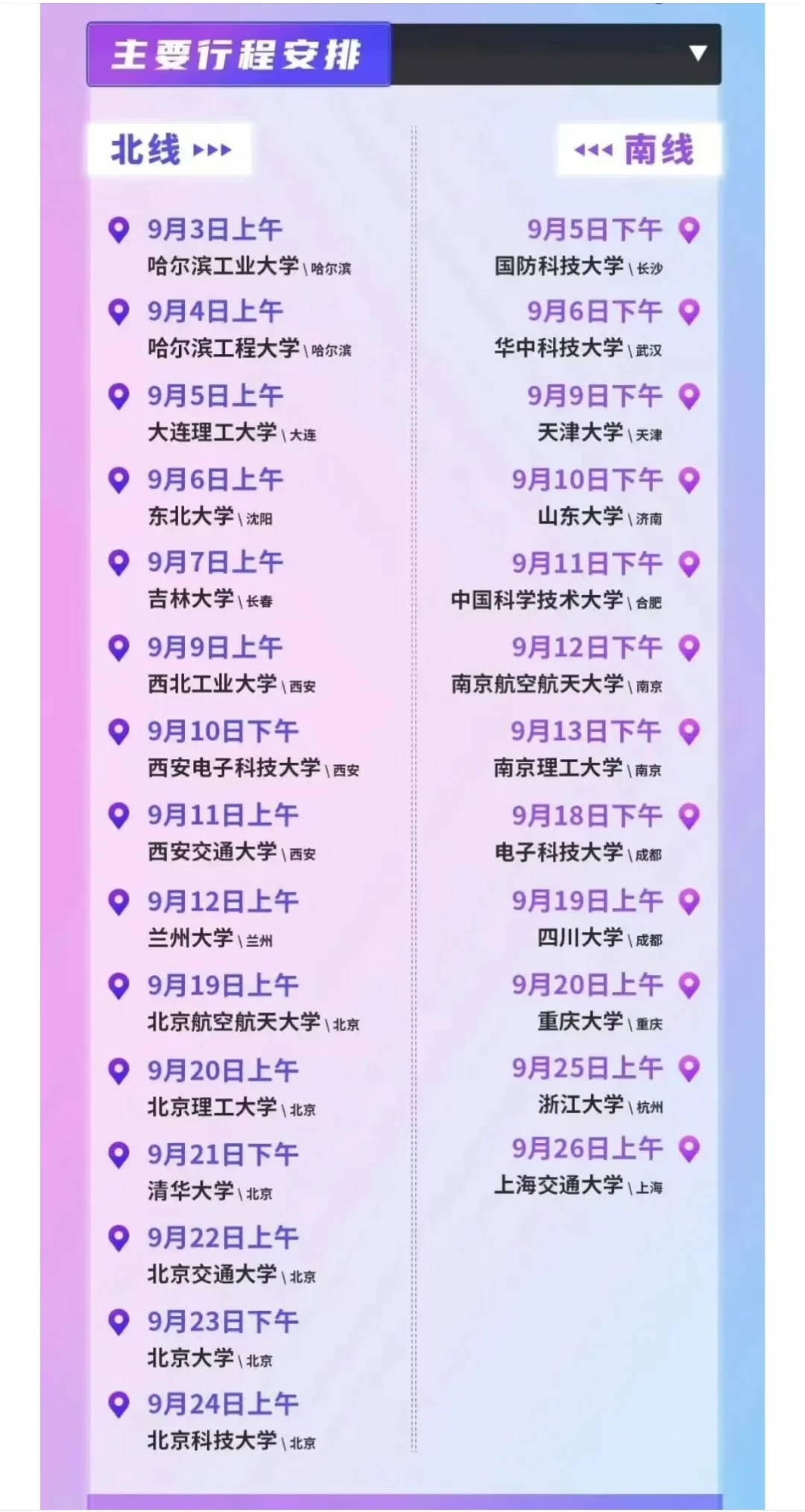 九大军工集团线下校招院校汇总（2024版）