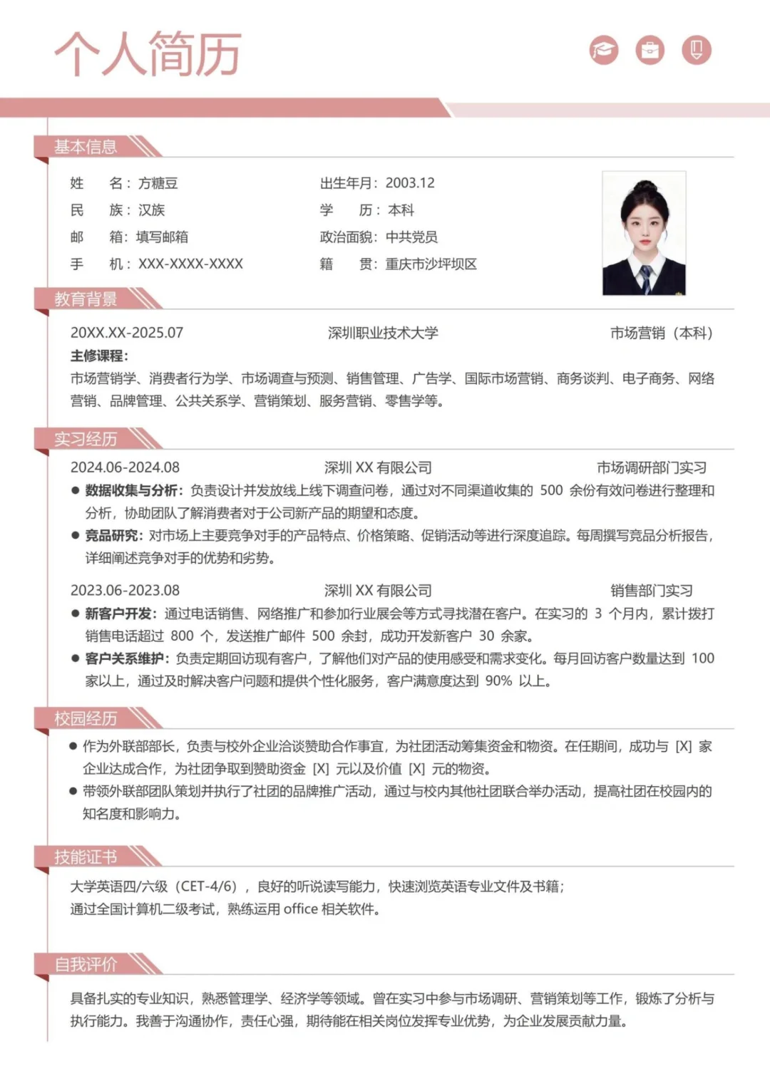今天看到的最好的简历?