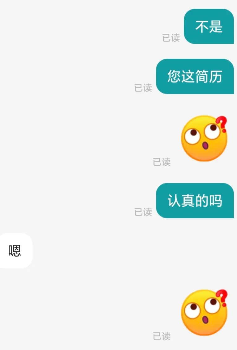 这简历纯来整活的吧