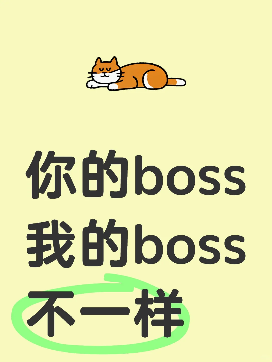你的boss我的boss不一样