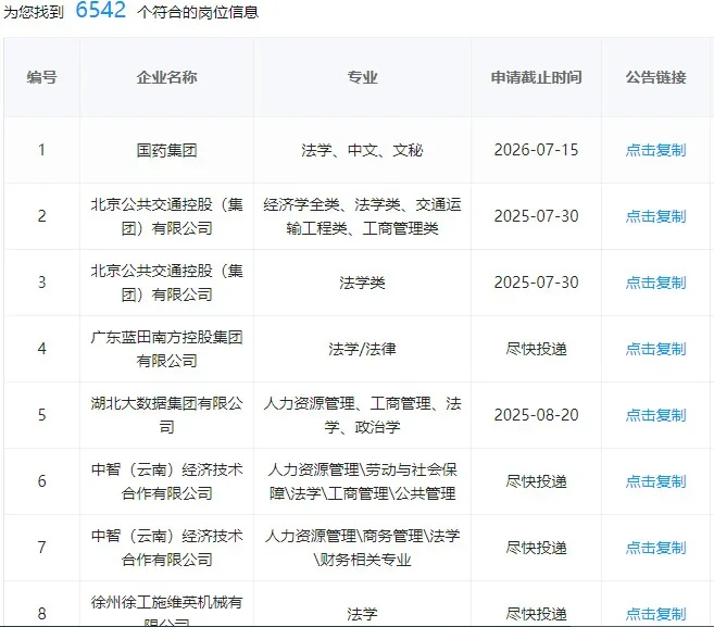 法学快来捡漏了