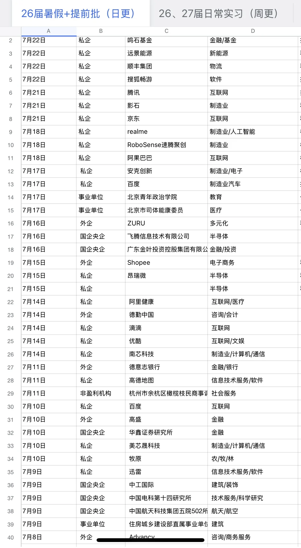 7.24今天新开的秋招，早投早中部分免笔试