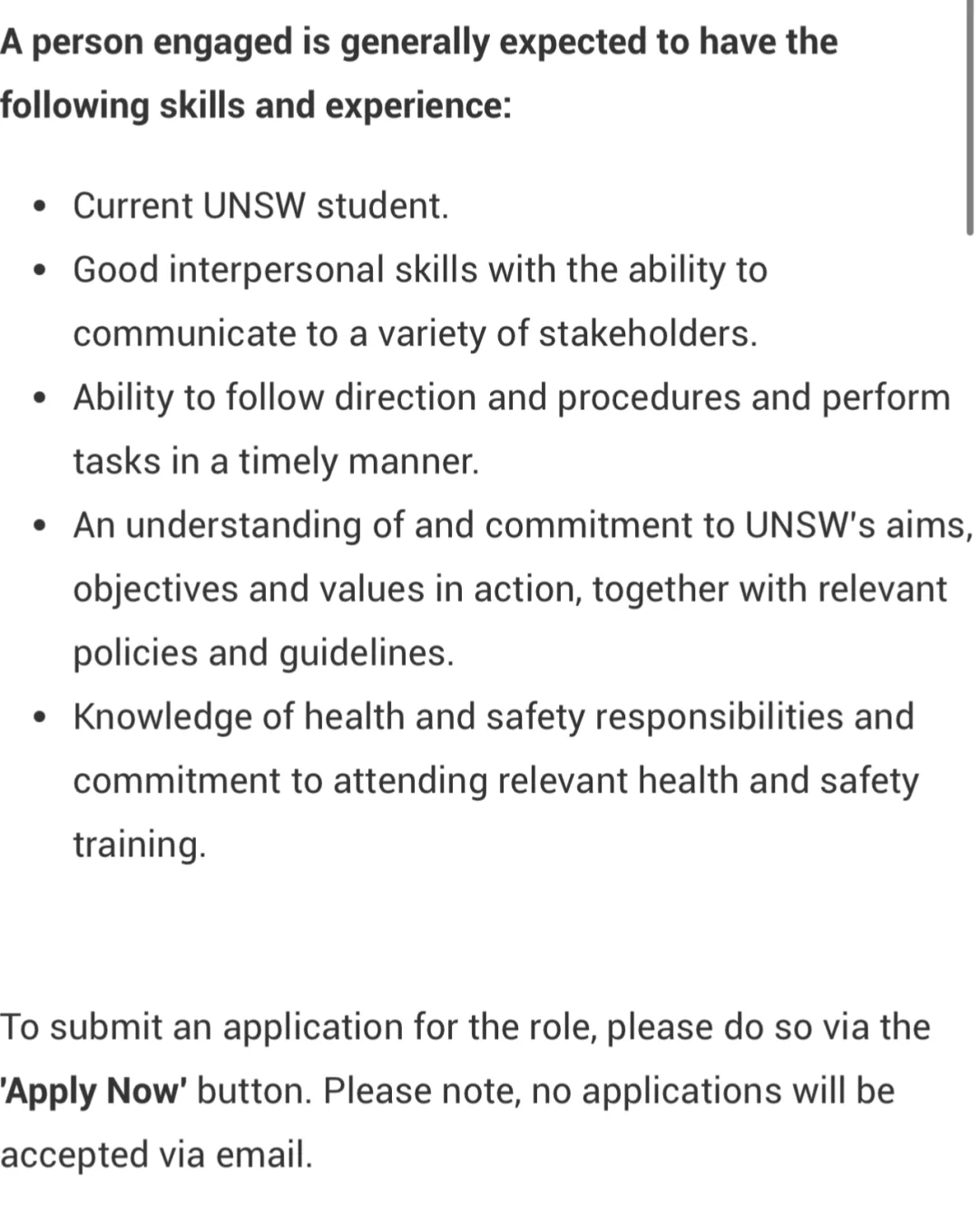 ?UNSW校内工作机会 I Casual Assistant