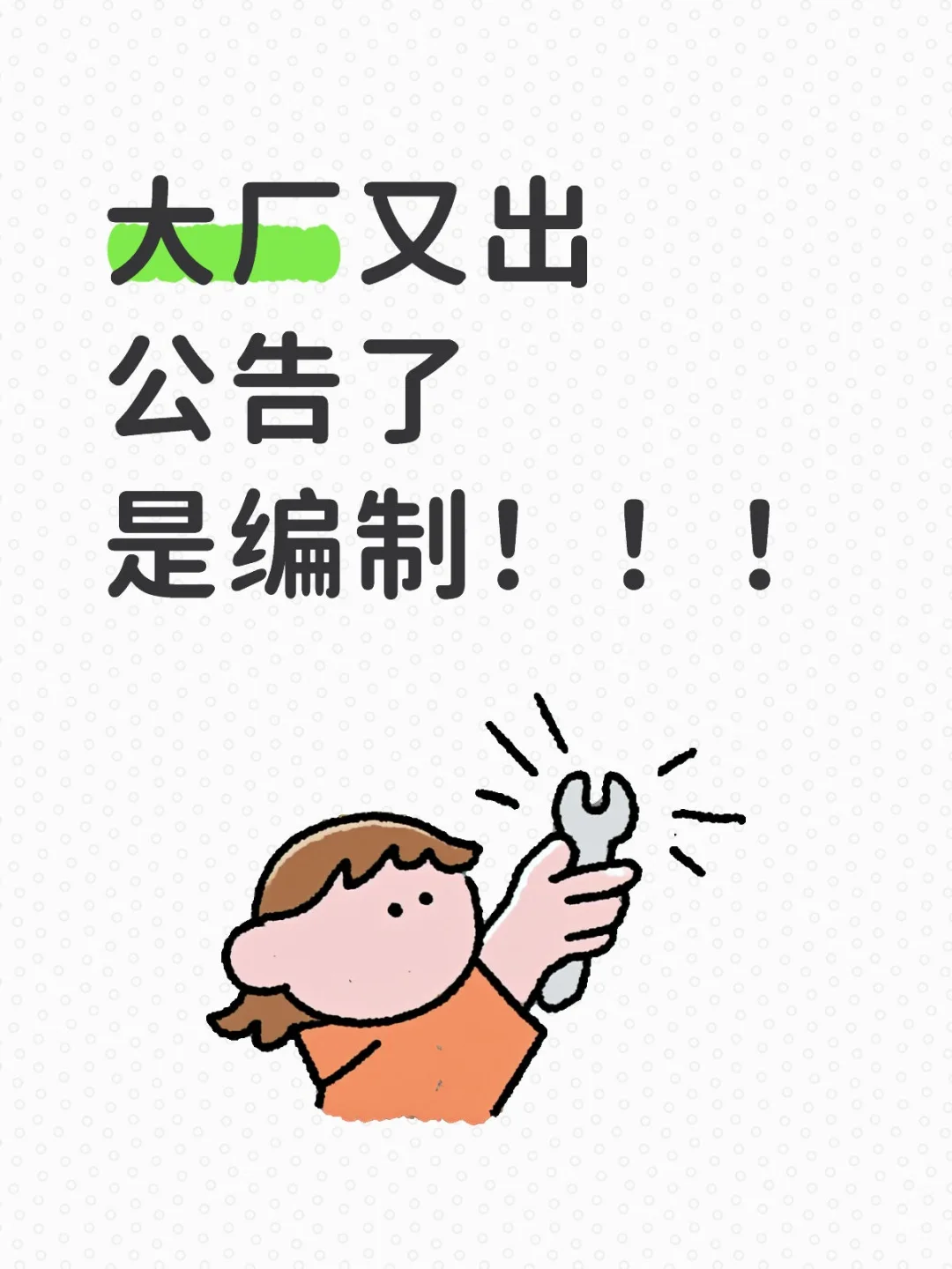 大厂出编制公告了!!!