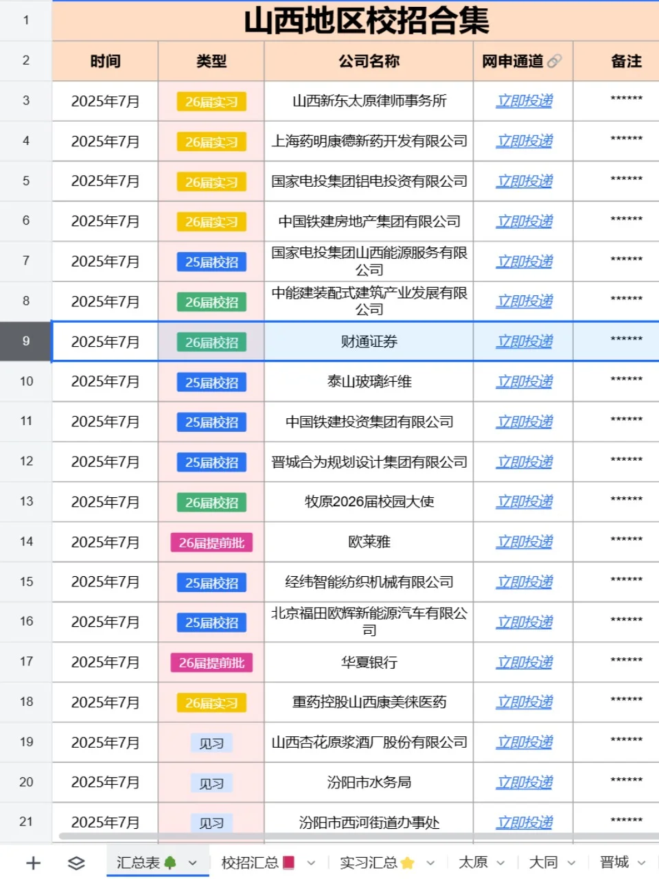 还是山西校招更懂应届生宝子?