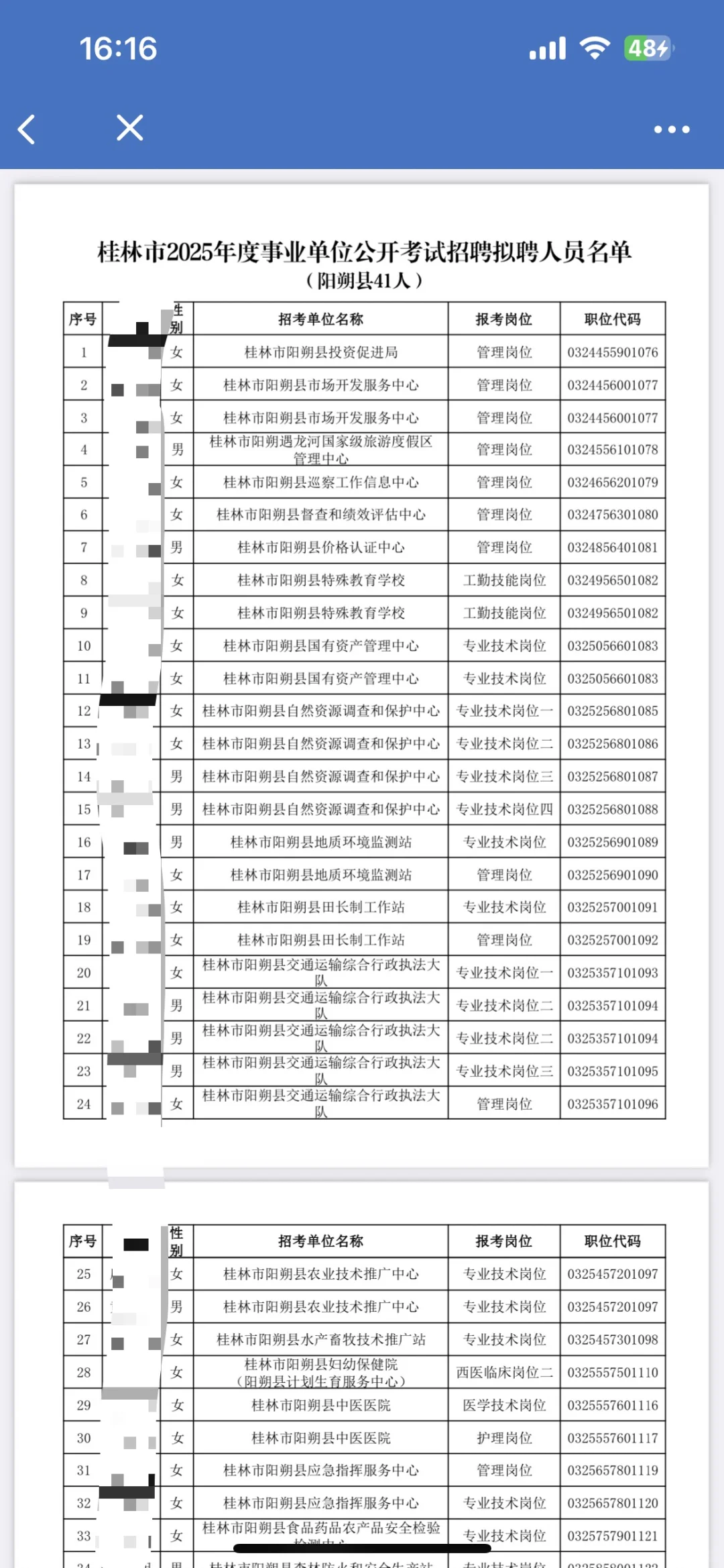 2025年桂林事业单位考试招聘聘前公示601人