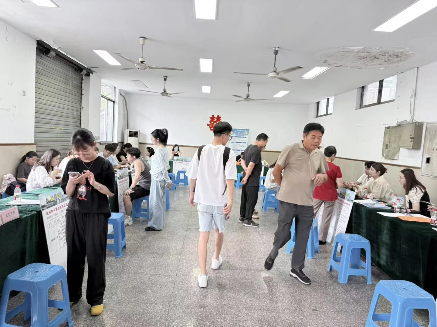 家燕回巢招聘会现场速报~