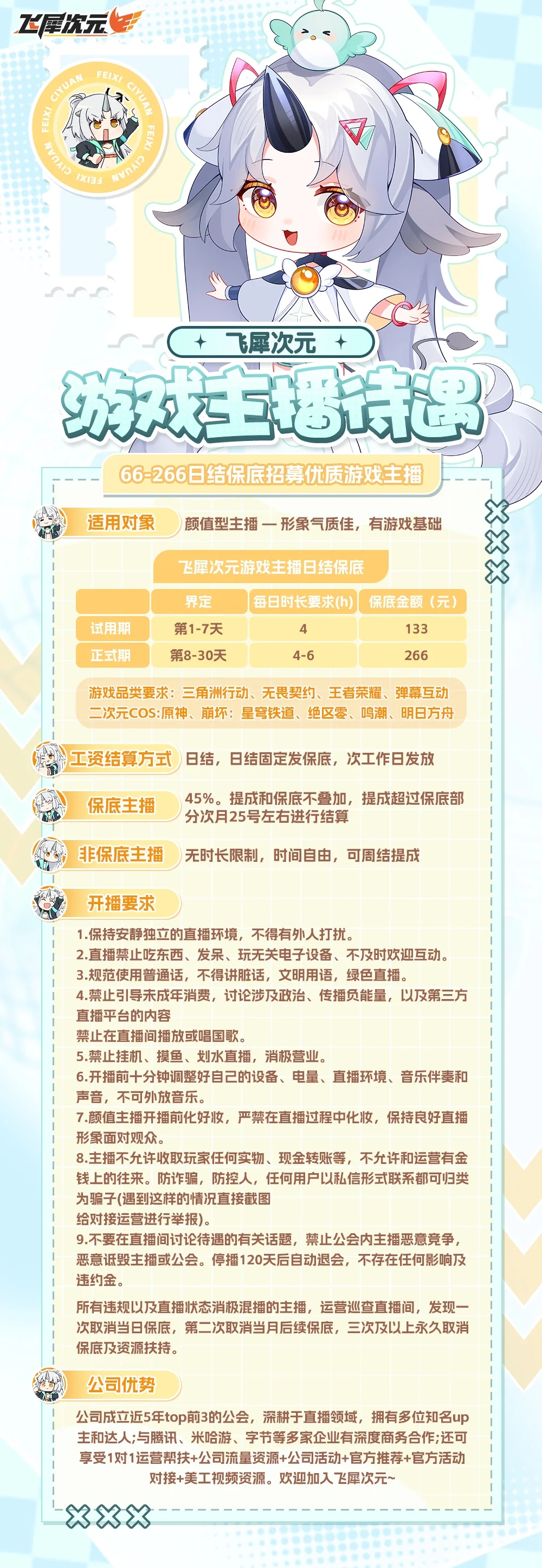 招日结保底主播啦！