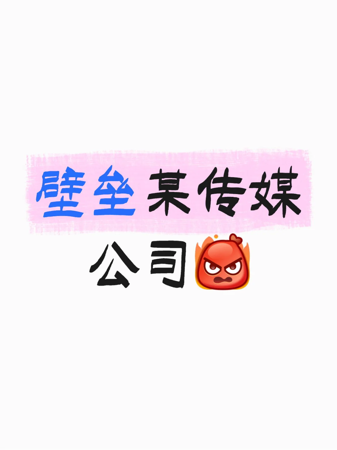 壁垒某传媒公司