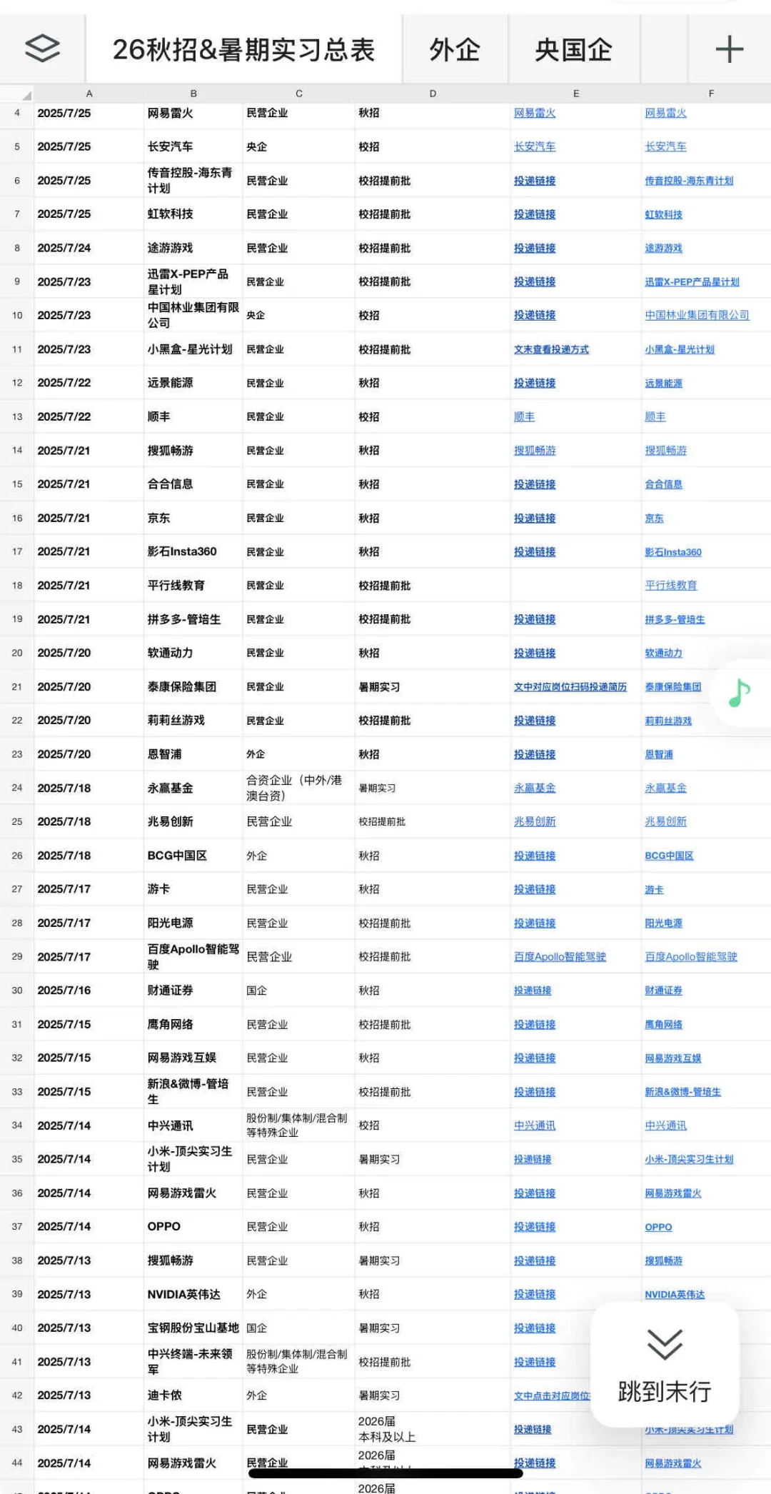 先把免笔试的秋招投个遍！