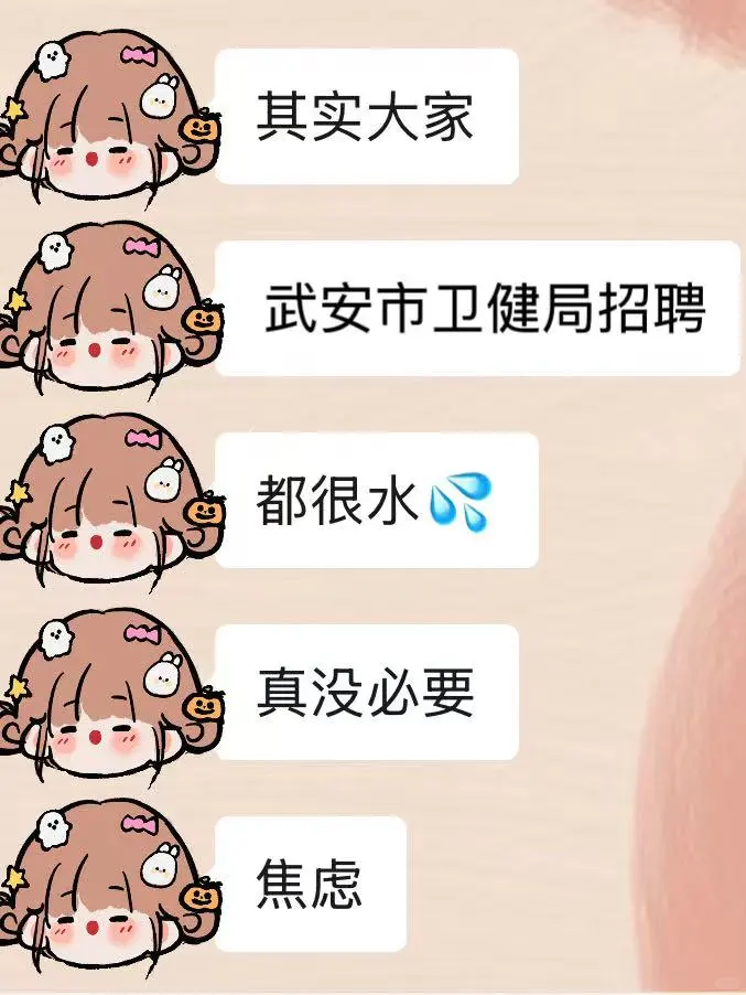 武安市卫健局招聘，无非就这些，背完赢麻了