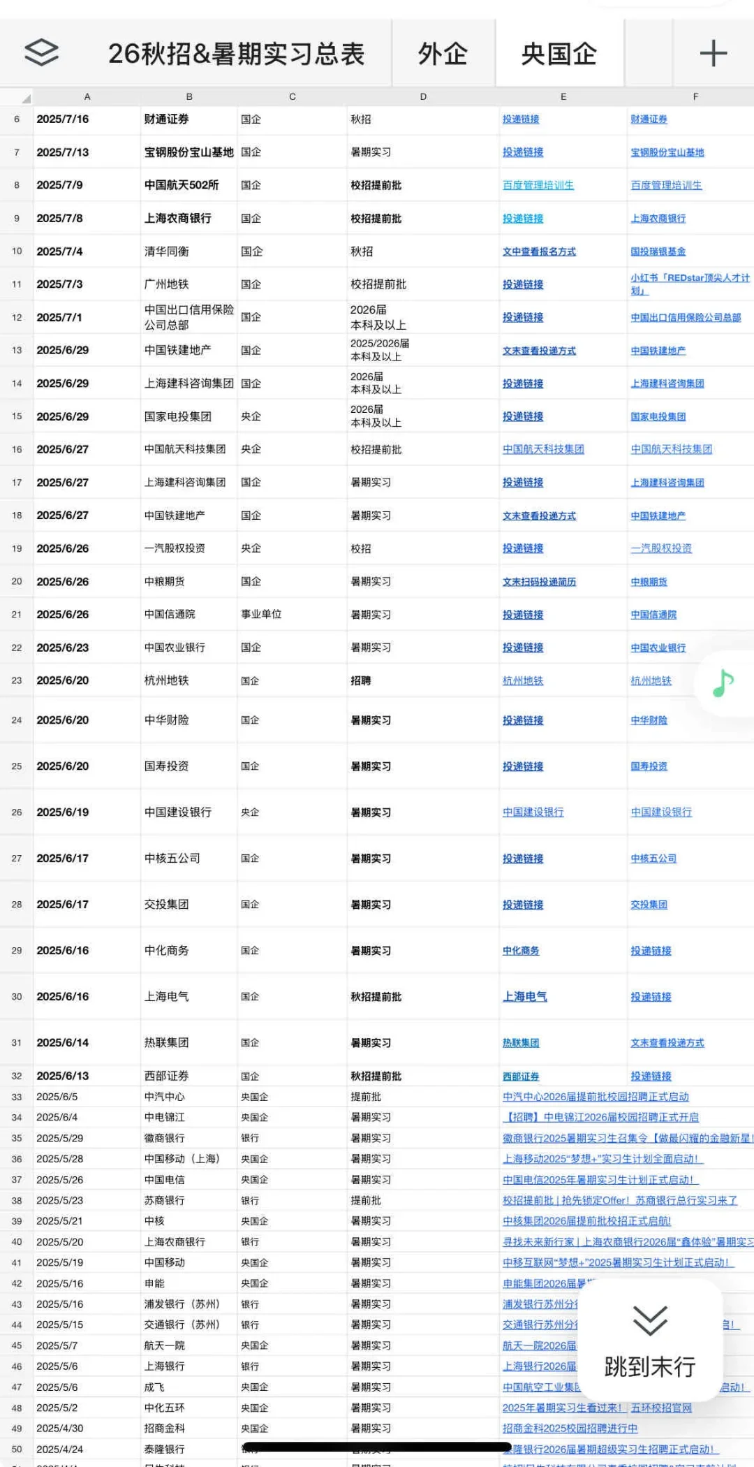 7.27 央国企秋招突然爆发，免笔试！