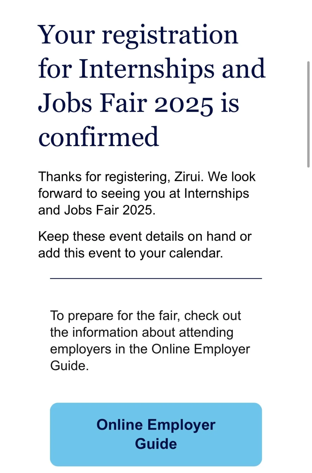 墨大internships and jobs fair 2025
