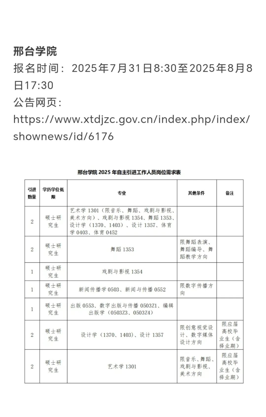 事业单位，即将截止｜戏剧与影视招聘