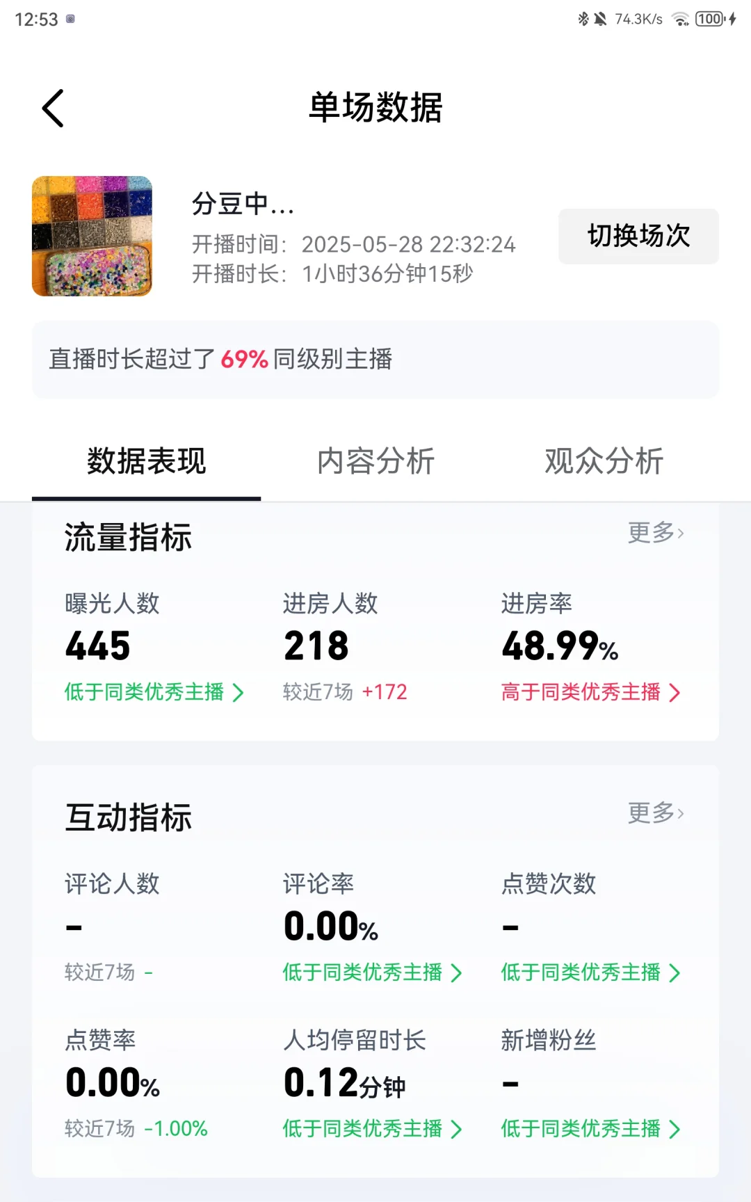 第一次直播好尴尬