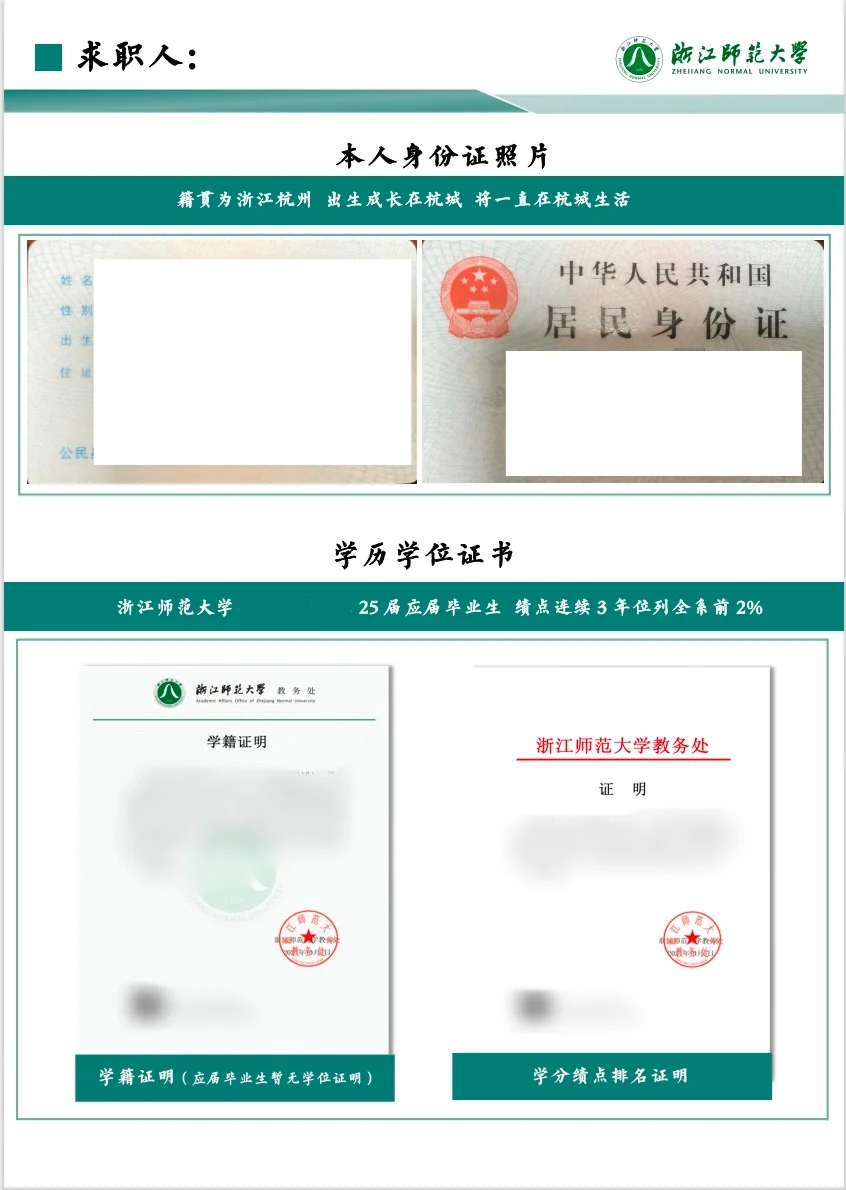 浙A提前批｜招聘会逢投必进面的简历册?