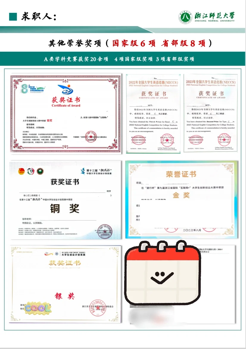 浙A提前批｜招聘会逢投必进面的简历册?