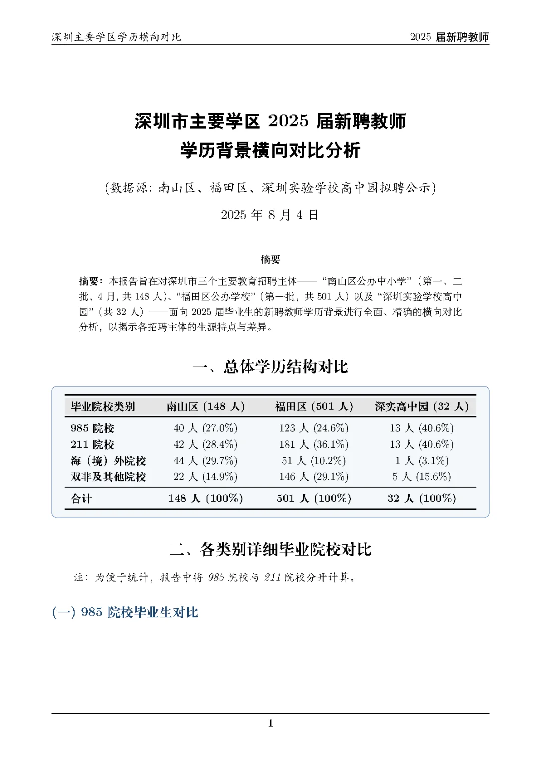 深圳经济中心南山区25届校招的老师是怎么?