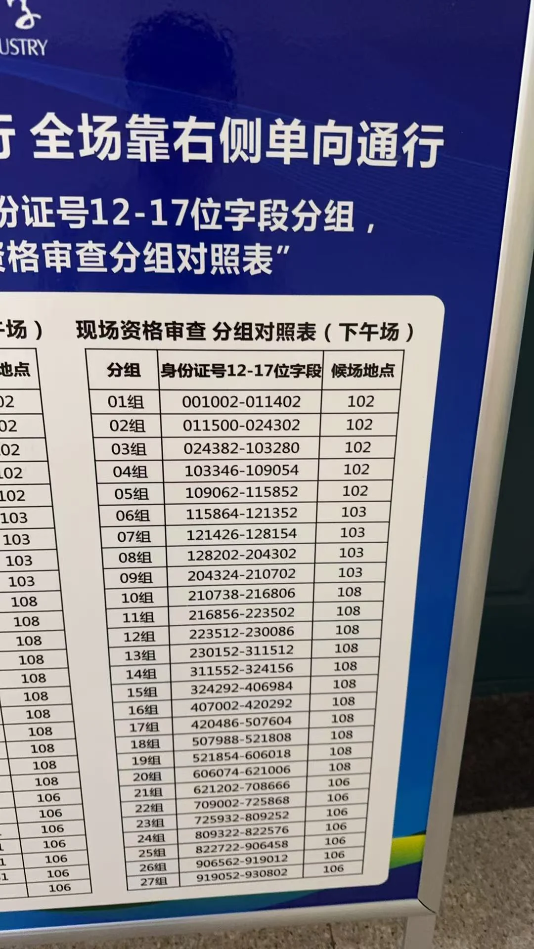 轻大下午场资格确认