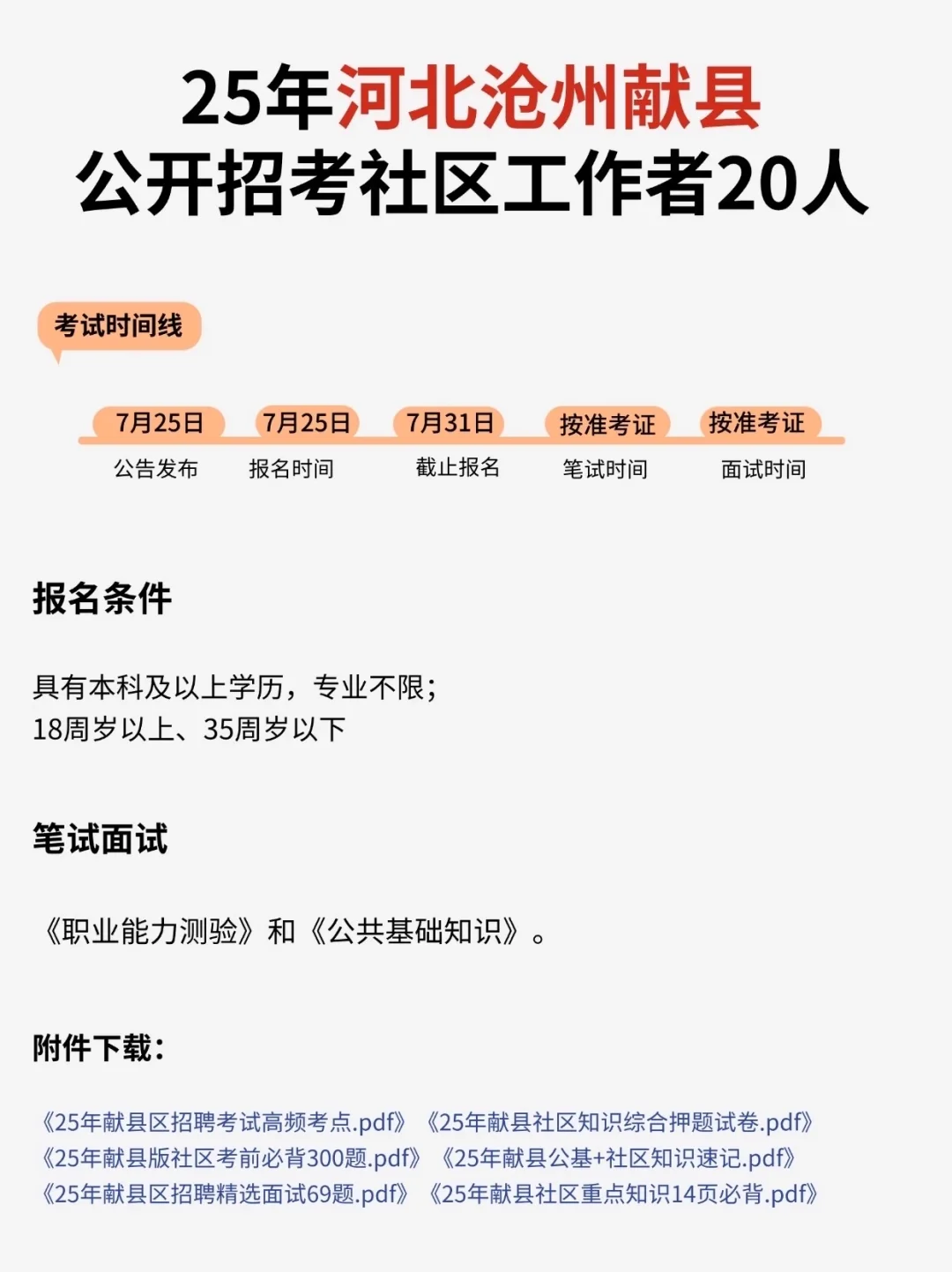 河北沧州献县社区也开始招人了，含五险一金