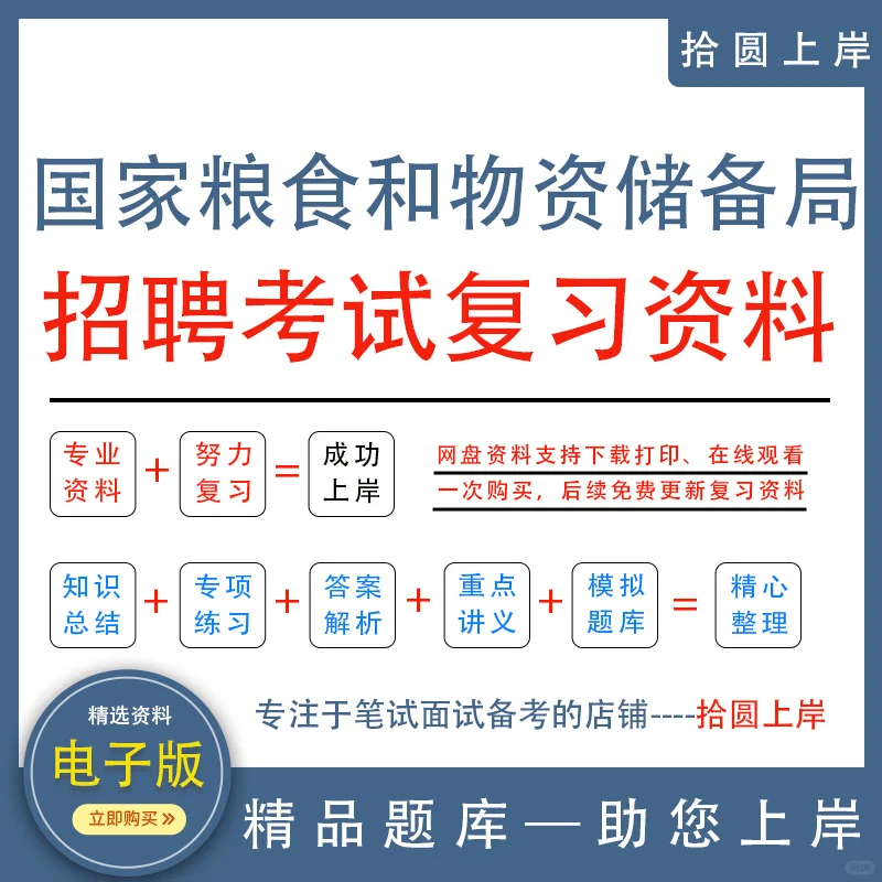 2025年国家粮食和物资储备局招聘考试专