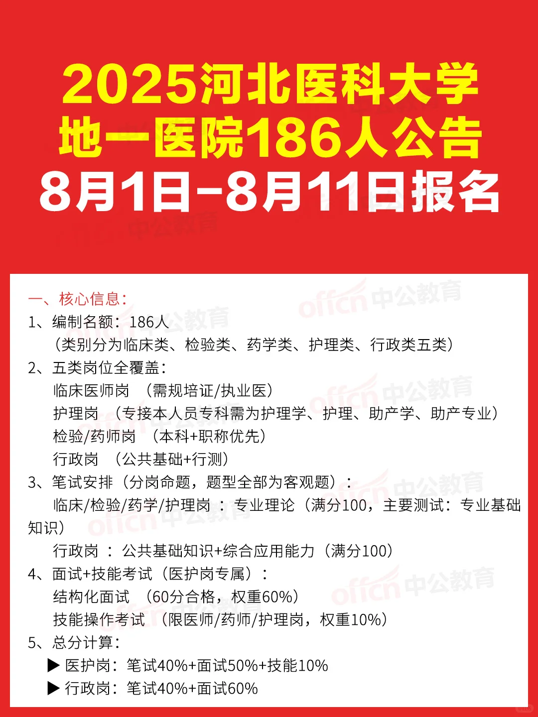 ?三甲编制+高薪！2025河北医大一院186人