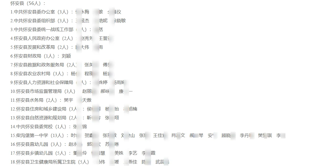 张家口市2025事业单位（第一批）拟用公示