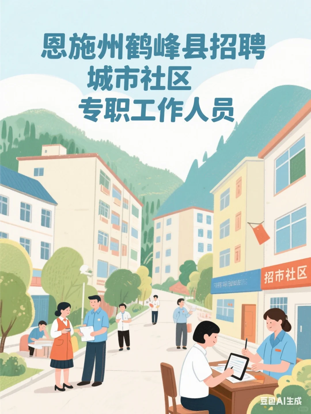恩施鹤峰社区岗位等你加入
